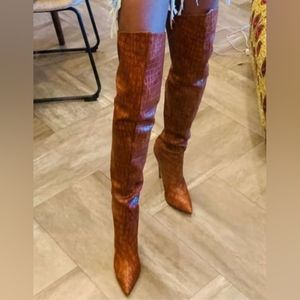 Souk+SEPIA | Ngwaketse thigh boot